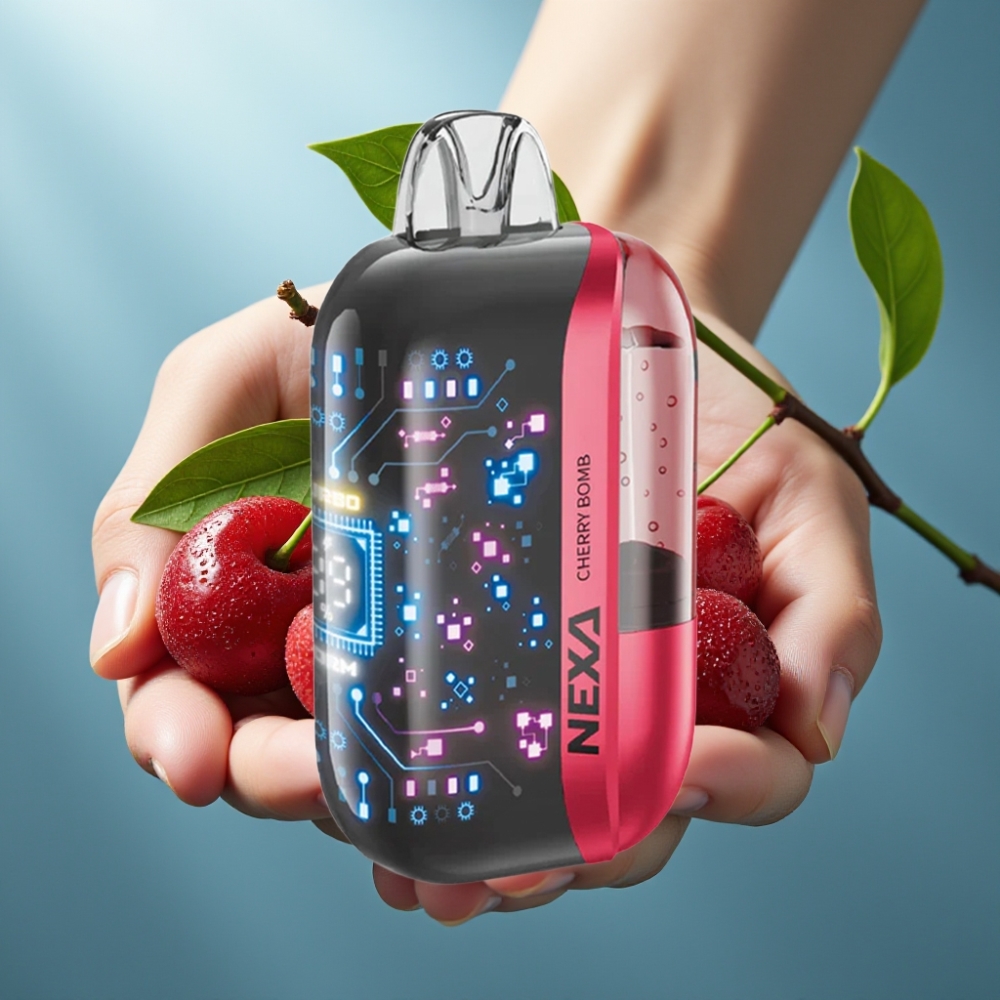 NEXA Ultra 50K Vape Descartável Cherry Bomp 20ml 5 800mAh