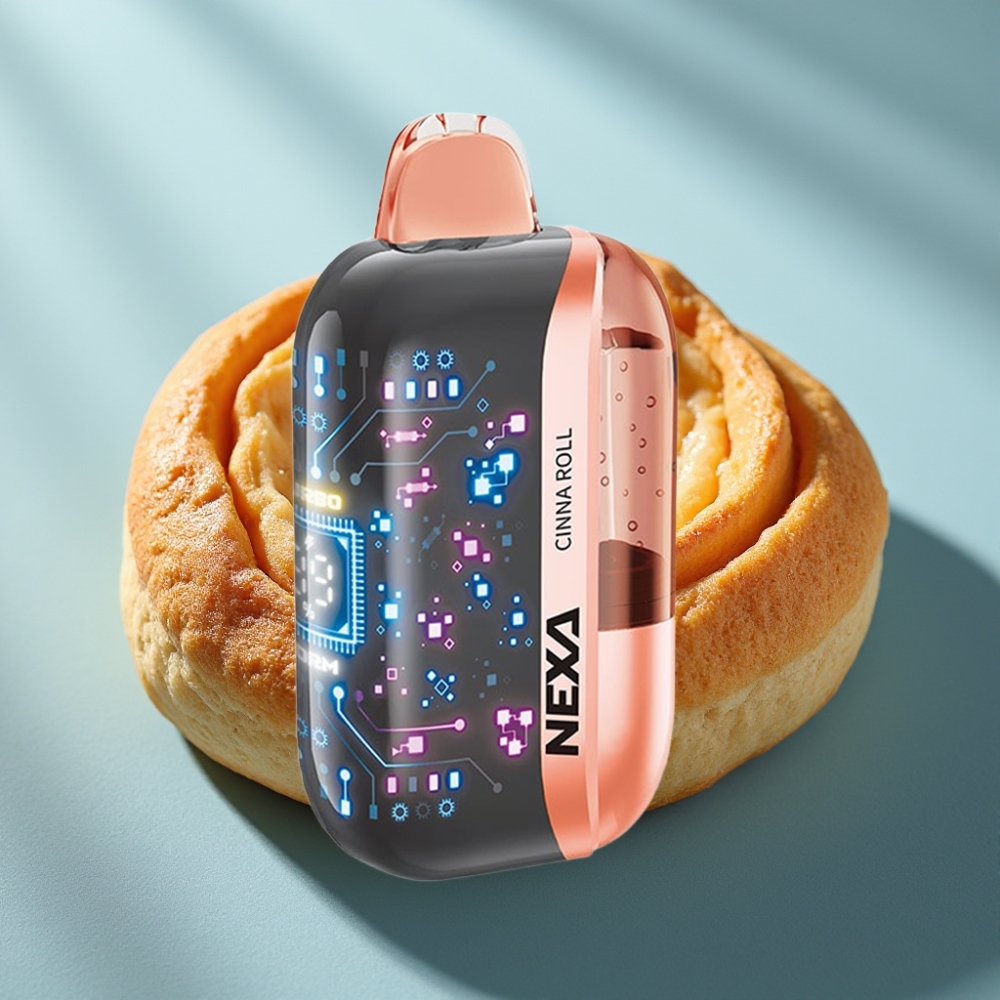 NEXA Ultra 50K Vape Descartável Cinna Roll 20ml 5 800mAh Tipo-C