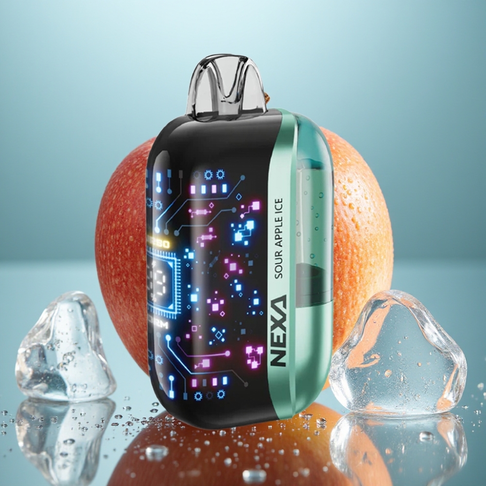 NEXA Ultra 50K Vape Descartável Maçã Verde Gelada 20ml 5 Nicotina