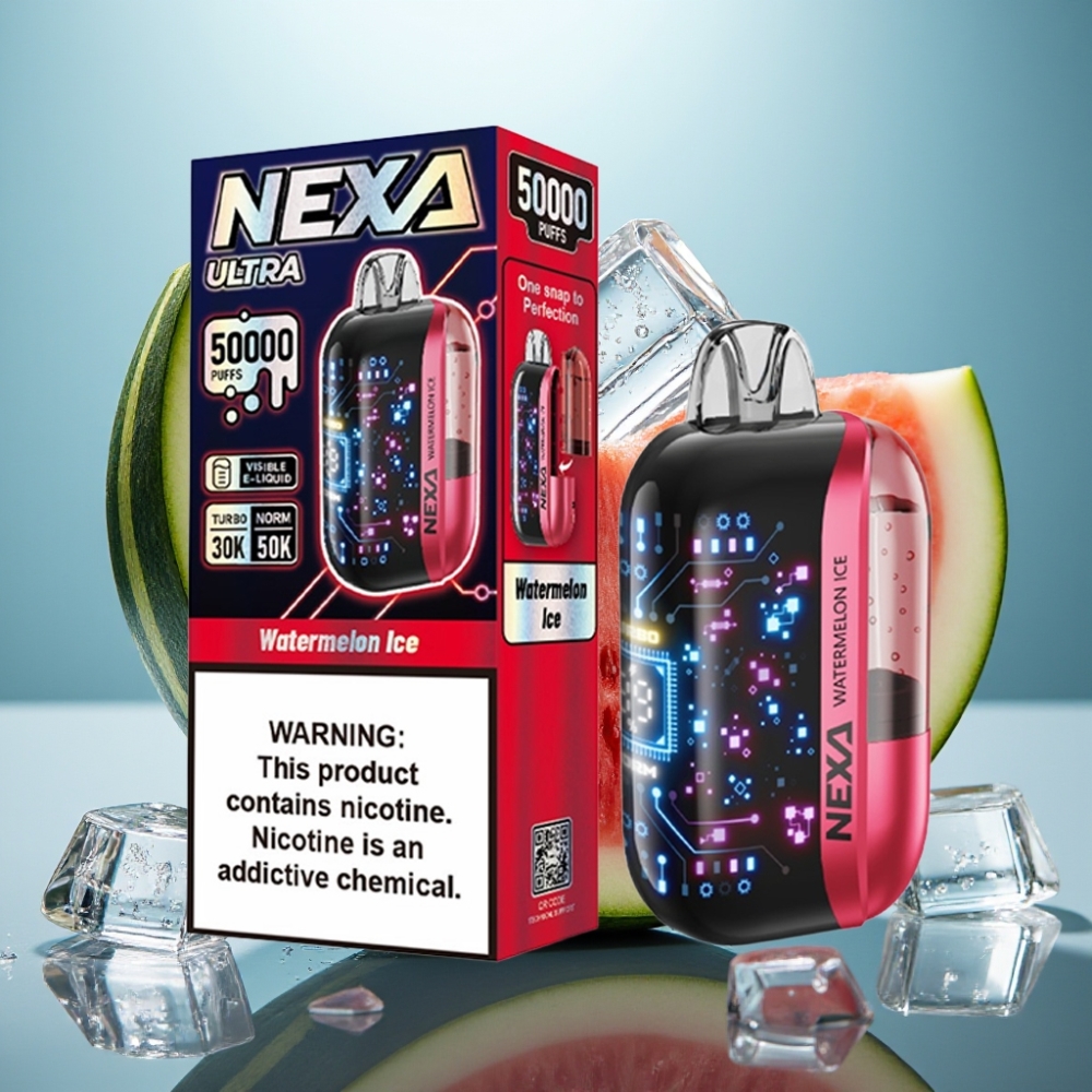 NEXA Ultra 50K Vaporizador Descartável Melancia Gelada 20ml 5 800mAh