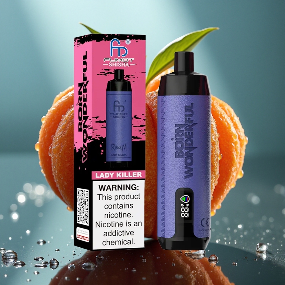 RandM Fumot Shisha 10000 Puffs 18ml Lady Killer 05 Nicotina