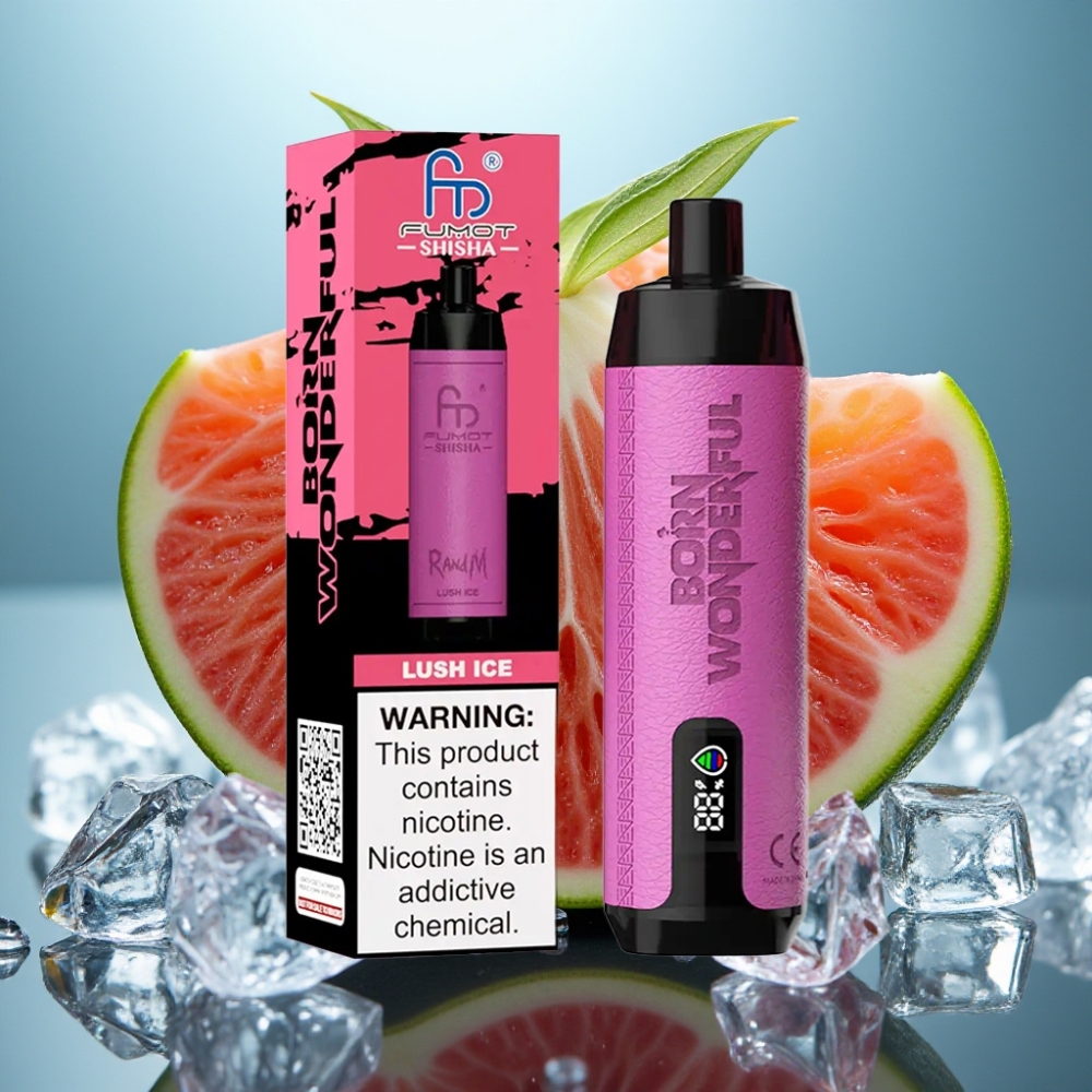 RandM Fumot Shisha 10000 Puffs Gelo Refrescante 18ml 05 Nicotina