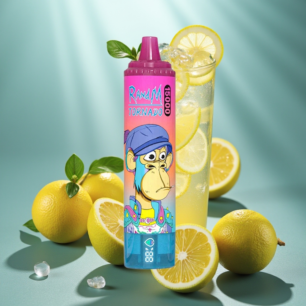 RandM Fumot Tornado 15000 Puffs Limonada 25ml 850mAh Mesh LCD