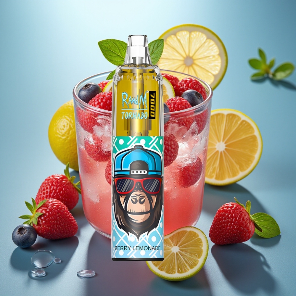 RandM Fumot Tornado 7000 Puffs 14ML Berry Limonada