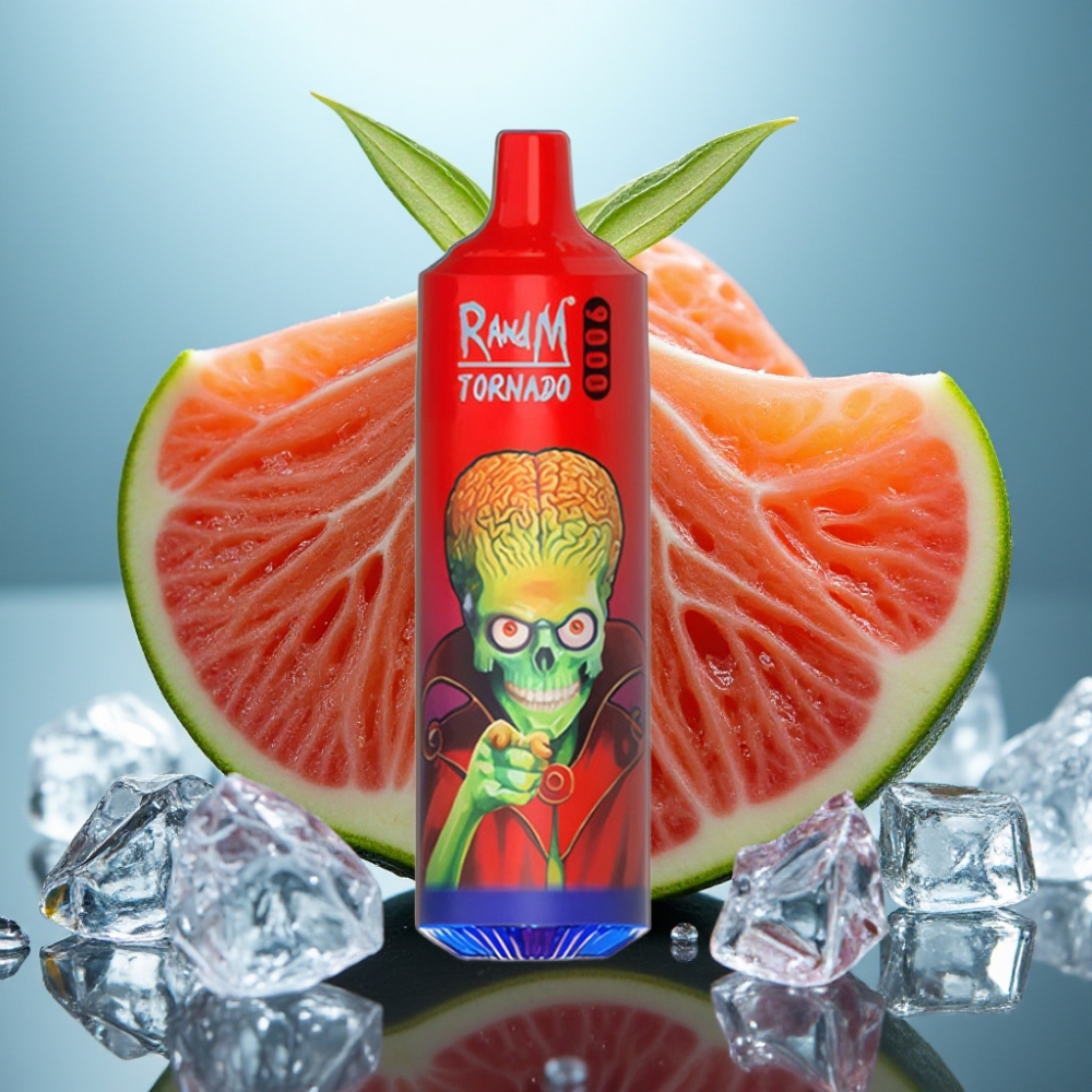 RandM Fumot Tornado 9000 Puffs Recarregável 18 mL Gelo Fresco
